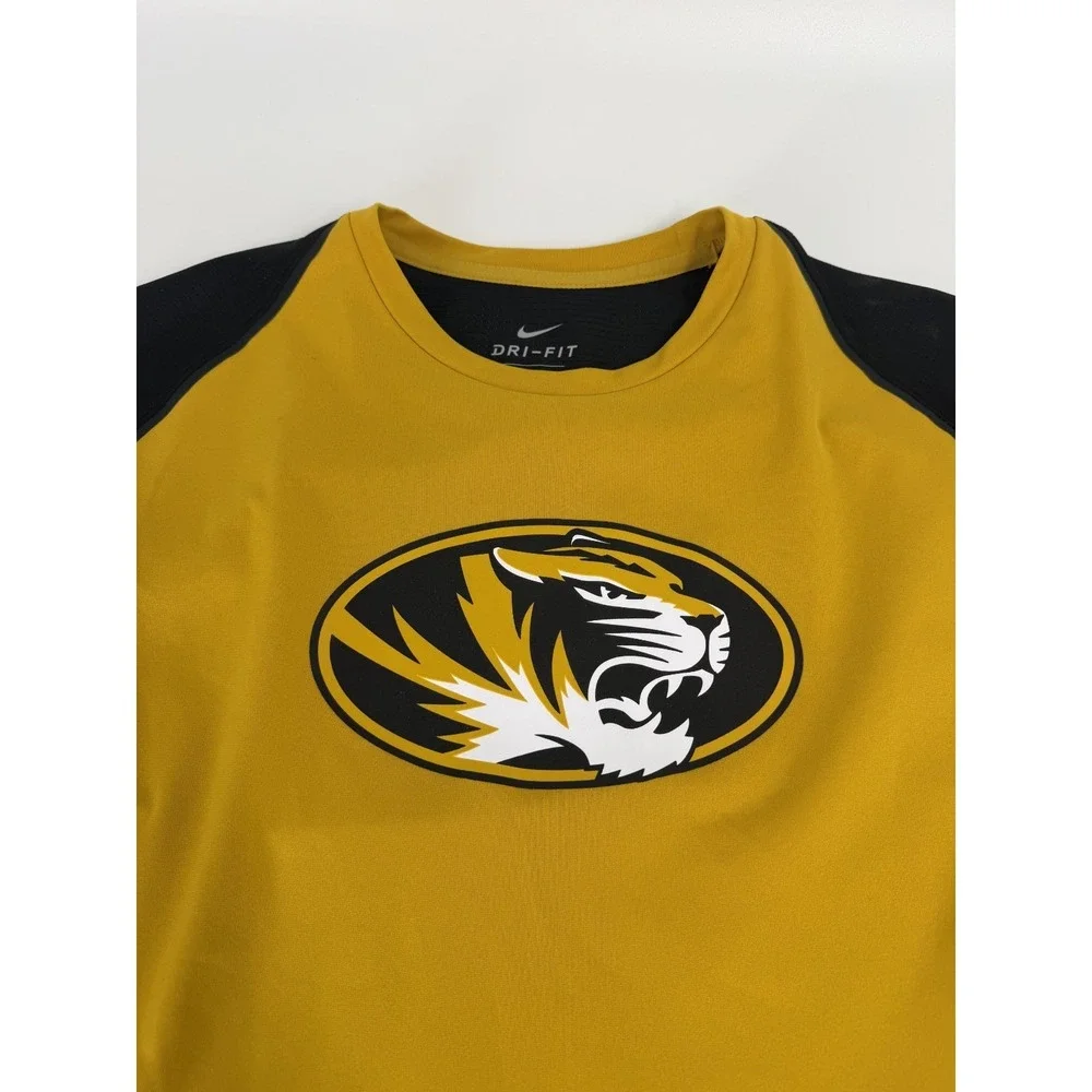 Missouri Tigers Mizzou‎ Nike Long Sleeve Shooting Shirt Size Large L Dri Fit